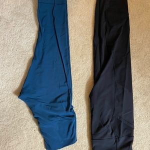 (2) lululemon high waist capris
